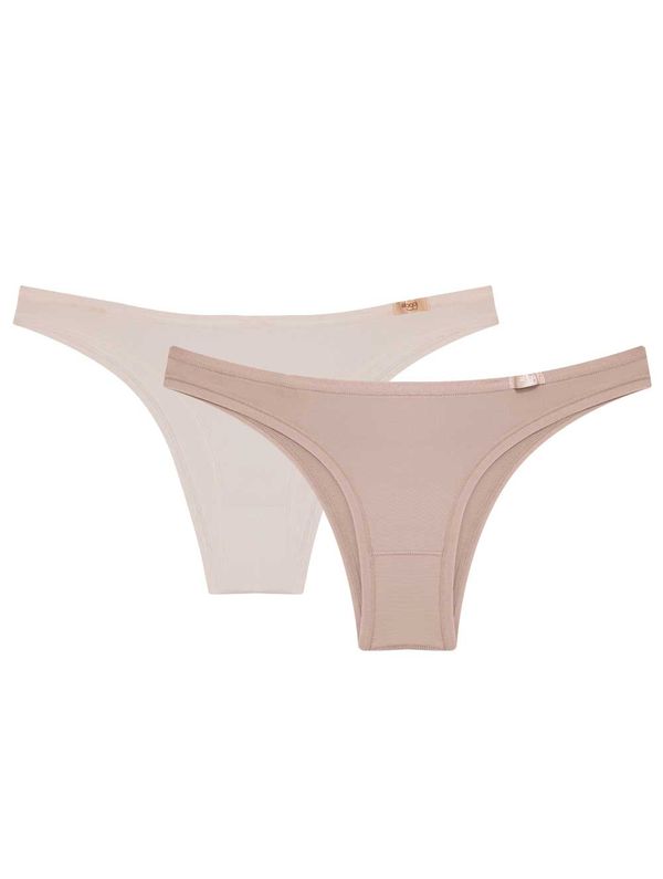 Kit de Calcinhas Tanga Mini Classic 01- 2 und Multi-Colours 1 (V001/01) M